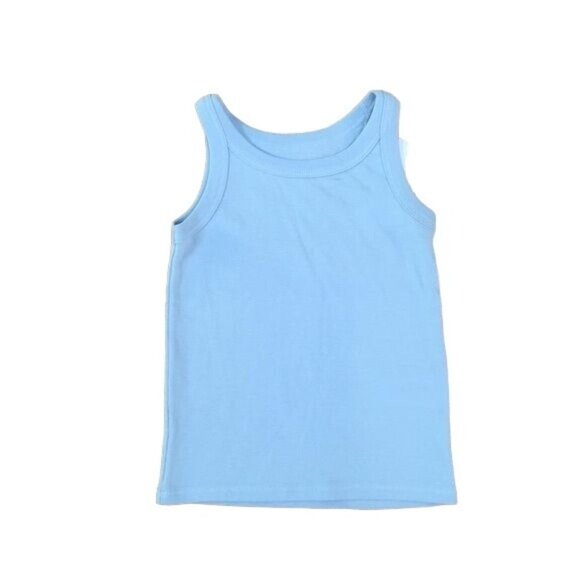 Gymboree Girls Sky Blue Tank Top, Size 0-3M - Picture 1 of 3